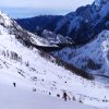 Slovinsko 2. den - Mojstrovka na lyžích